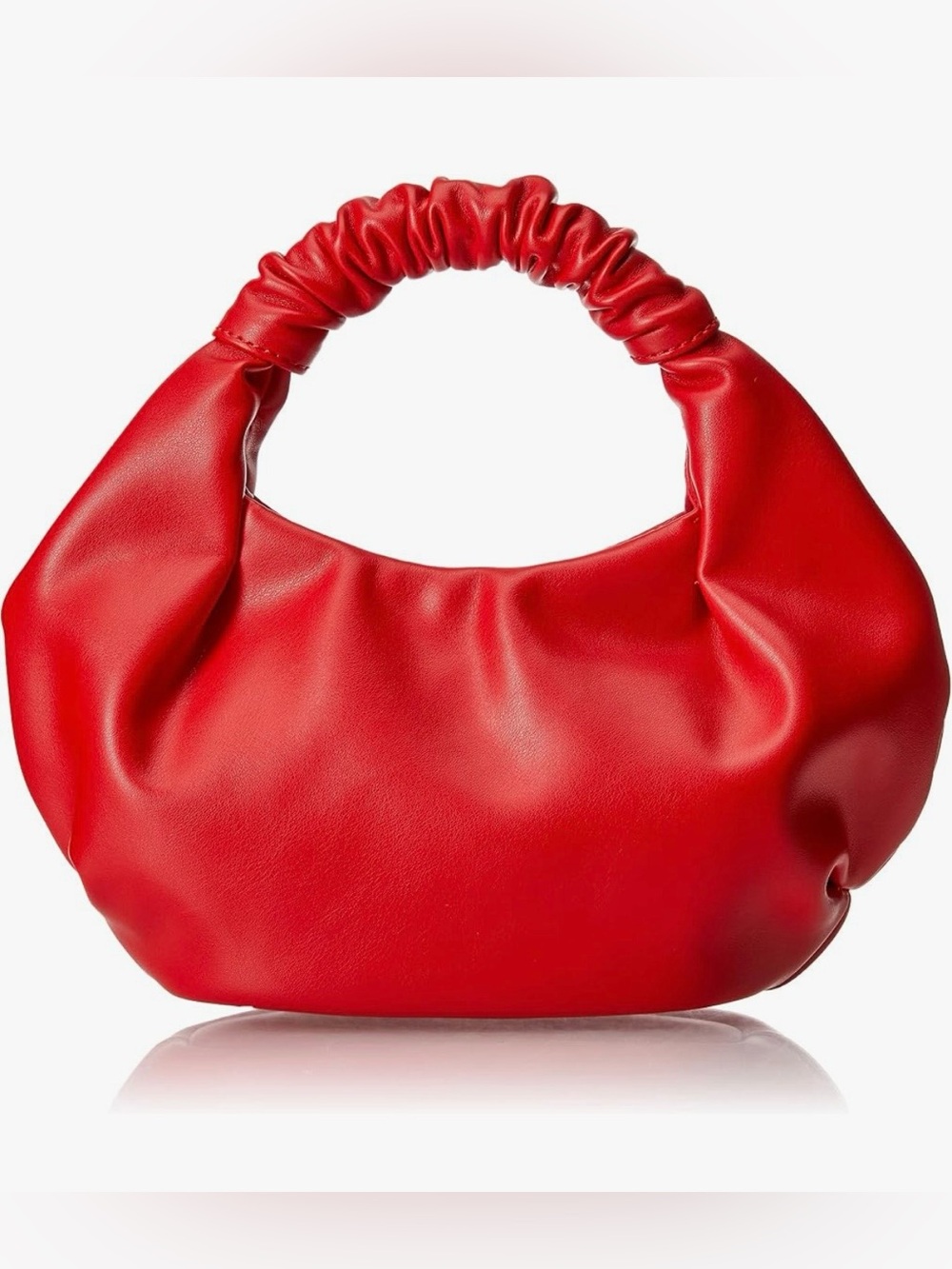 The Drop Addison Red Gathered-Handle Shoulder Bag NWT #Lux-P